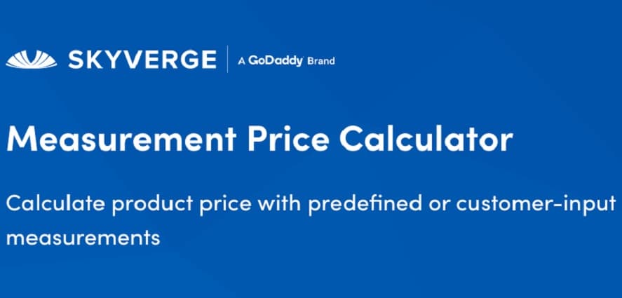 WooCommerce Measurement price calculator