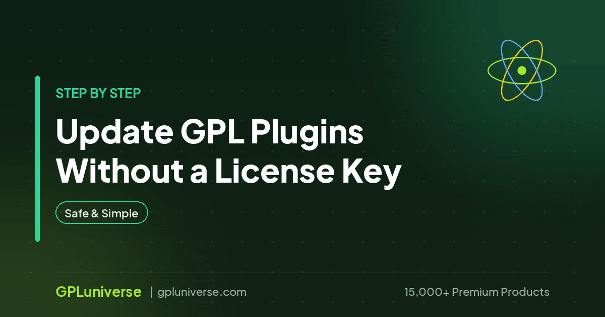 update-gpl-plugins-without-license-key